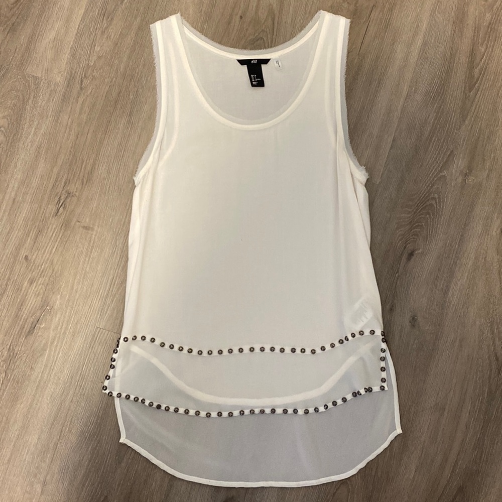 Beaded tank top